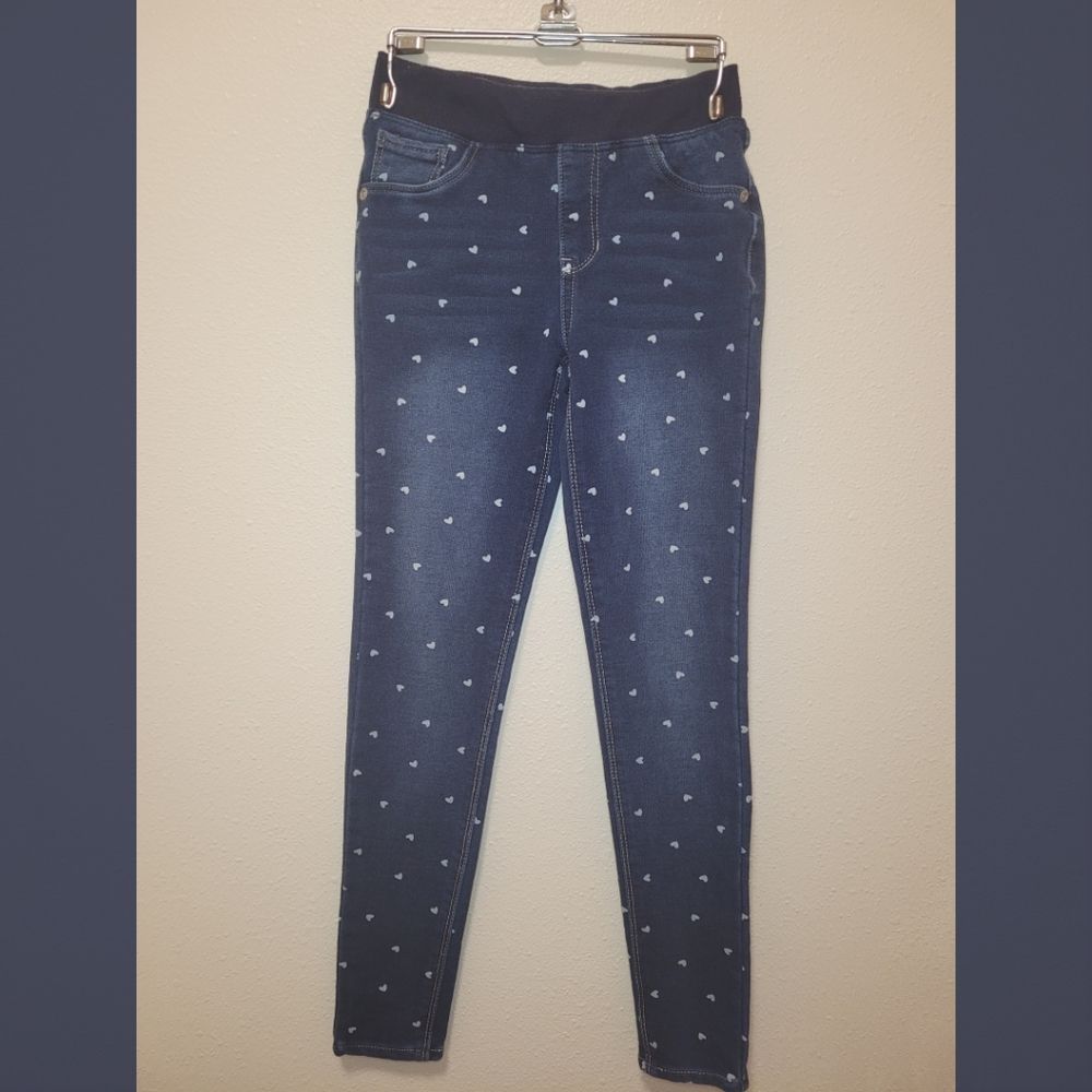 Stretchy Denim Heart "Jeggings"